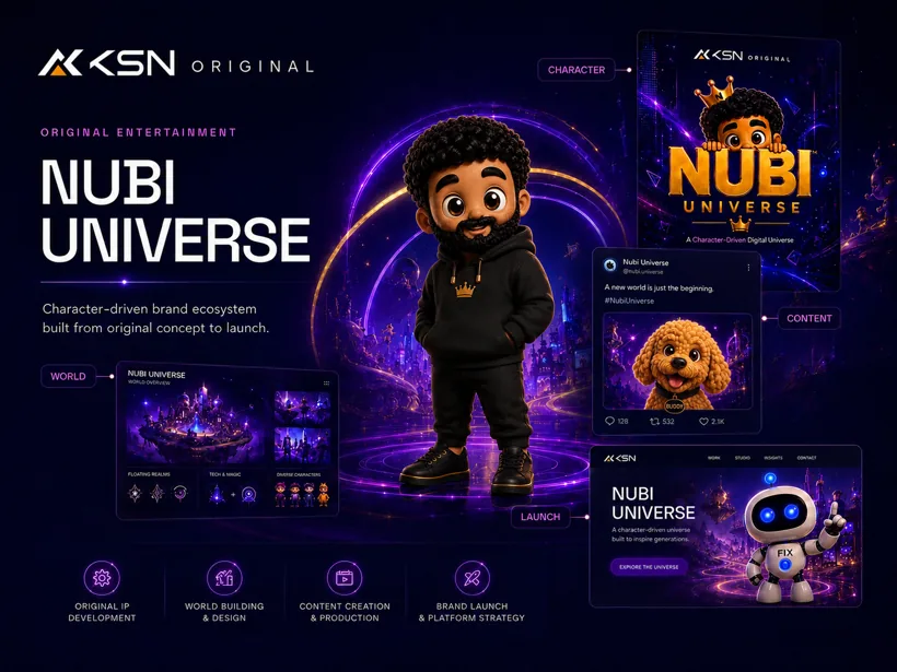 NUBI UNIVERSE — original character-driven brand ecosystem